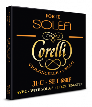 Комплект струн для віолончелі Savarez Corelli Solea Forte (High Tension) 680F
