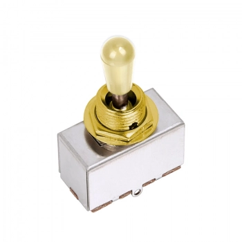 Перемикач 3-позиційний Partsland Toggle Switch Box Type Les Paul Style Cream Gold