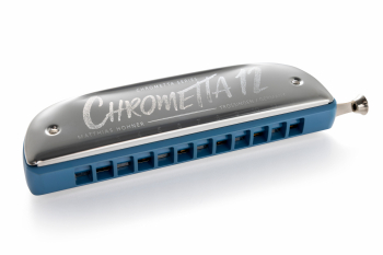 Губная гармошка Hohner Chrometta 12 Color Edition M255082 Water G-major