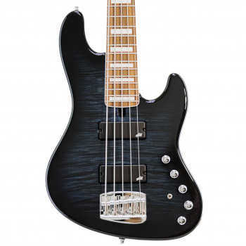 Бас-гітара Mayones Jabba Custom EP 5 Trans Dirty Blue Burst Gloss Flamed Maple 5A / Swamp Ash (JAB2306058)