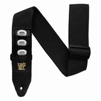 Ремень гитарный Ernie Ball P04039 Polypro Pickholder Black