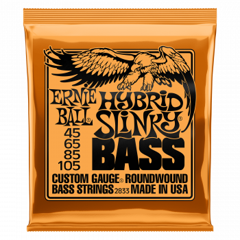Струни для бас-гітари Ernie Ball Hybrid Slinky Nickel Wound P02833, 45-105