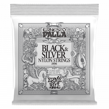 Струни для класичної гітари Ernie Ball Ernesto Palla Black & Silver P02406 Medium Tension