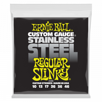 Струни для електрогітари Ernie Ball Regular Slinky Stainless Steel P02246, 10-46