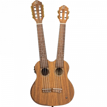 Укулеле тенор з подвійним грифом Ortega Custom Built Series Ovangkol Natural (з чохлом)
