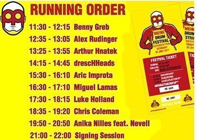 Running order