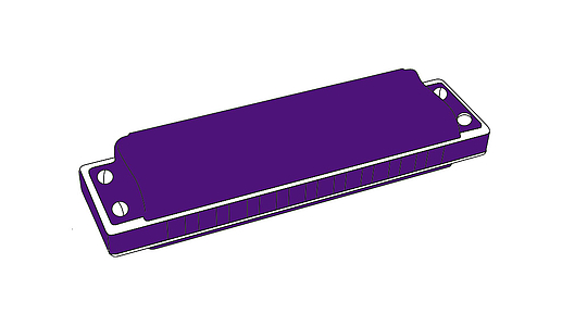 Губна гармошка Hohner Beginner Translucent Harp M5254 C-major (Red)