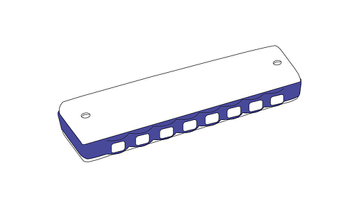 Губная гармошка Hohner Beginner Melody Star M904017 C-major