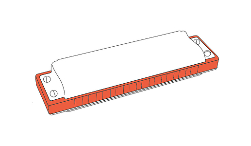Губная гармошка Hohner Progressive Pentaharp M2110X A-minor