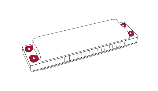 Губна гармошка Hohner Marine Band 125th Anniversary M202101X C-major