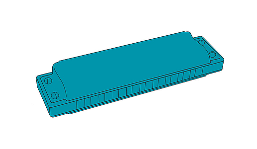 Губная гармошка Hohner MS Big River Harp M590036 D-major