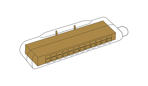 Губная гармошка Hohner CX12 M754560 E-major