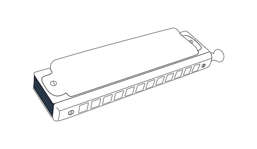 Губна гармошка Hohner Super Chromonica 270 Deluxe M754001 C-major