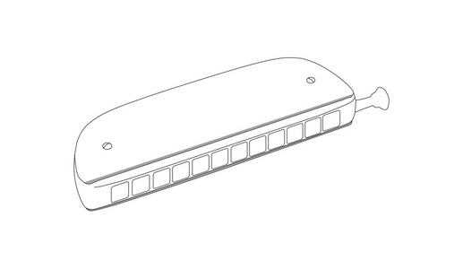 Губная гармошка Hohner Chrometta 14 Color Edition M257012 Earth C-major